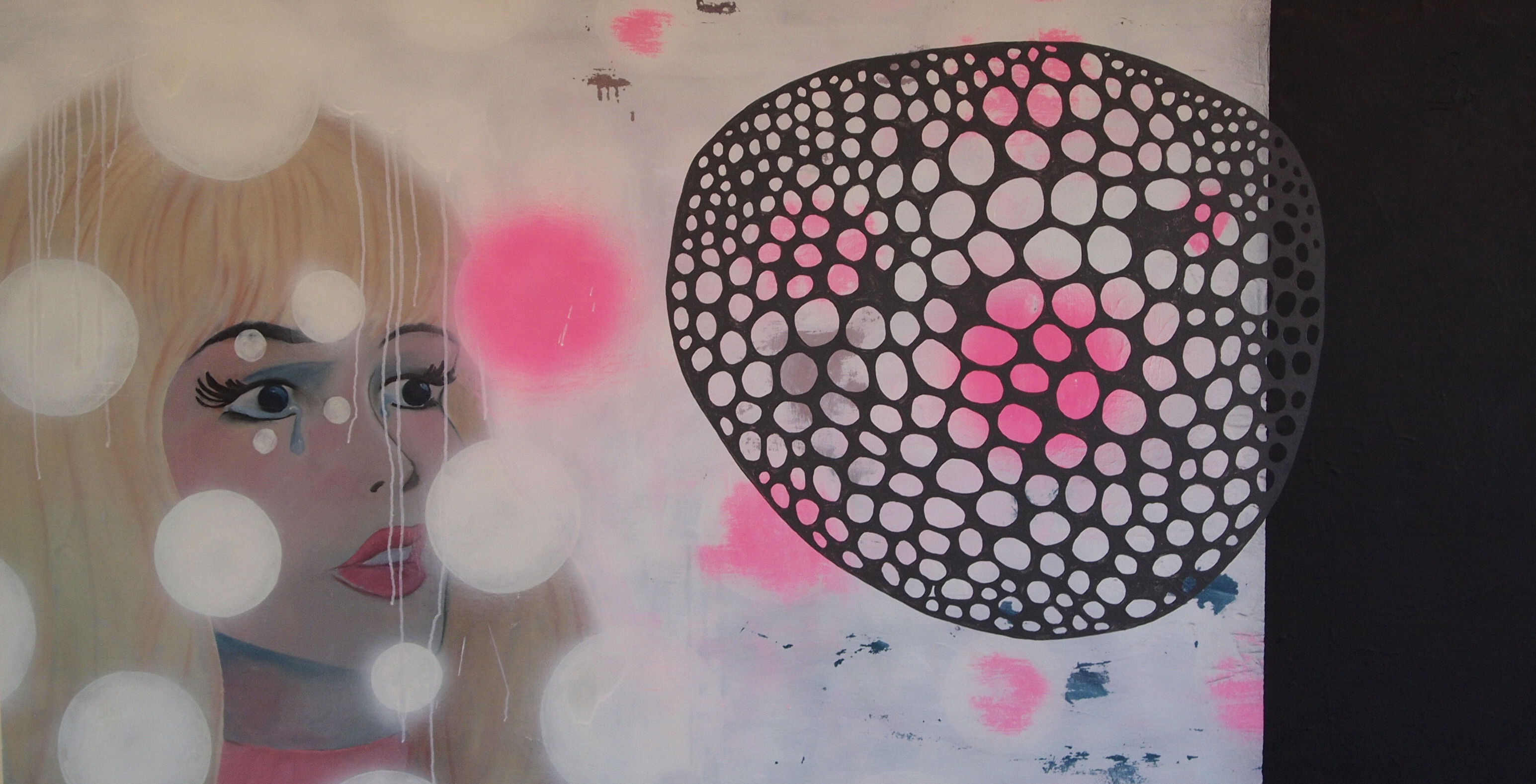 Artwork by Kane Dyer, A Quiet Place to Cry, 2007, oil and acrylic on canvas.