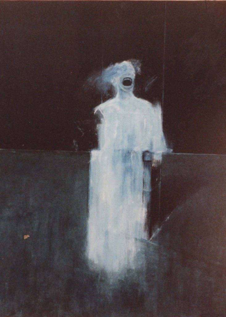 Artwork by Kane Dyer, 1994. This artwork was a finalist in the James Wallace Art Awards and is in the James Wallace Charitable Trust collection.