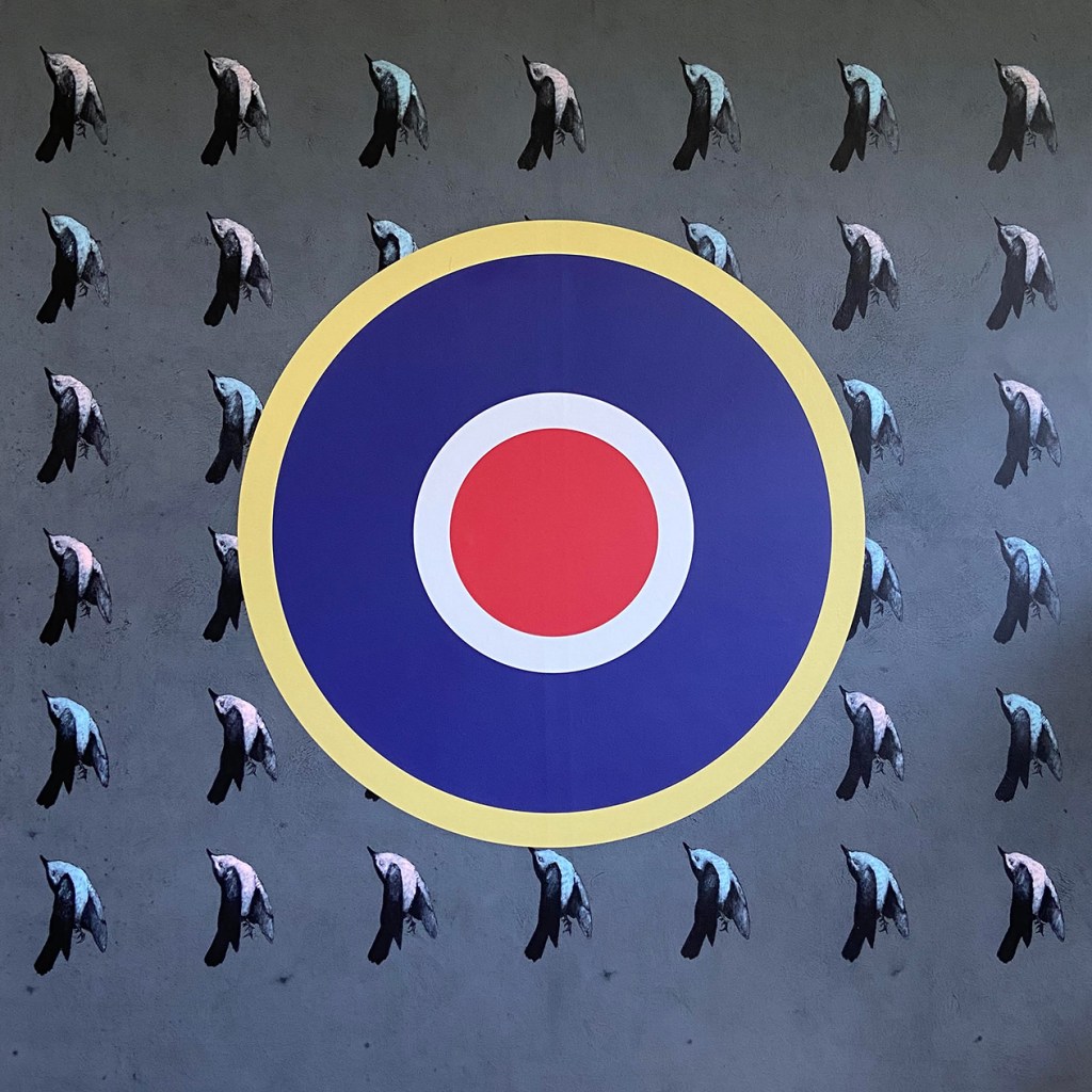 Artwork by Kane Dyer, More Than Birds, 2023. This painting was a finalist in the 2023 Advertiser Contemporary Art Awards.